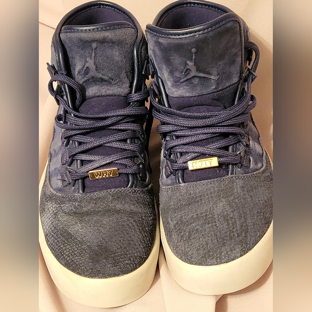 Jordan Westbook Navy Blue Men's Size 9 Mid top Basketball Shoes Sneakers